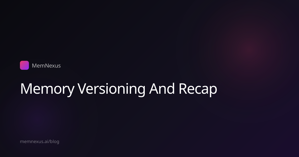 Why Your AI Keeps Forgetting (And How to Fix It) | MemNexus